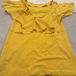 Zara ruffled back dress